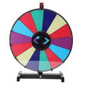 Aluminum alloy prize wheel for kids' outdoor games, featuring colorful segments and a spin pointer for interactive party fun.