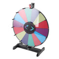 Aluminum alloy prize wheel for kids' outdoor party game, erasable and interactive, used for events and entertainment.