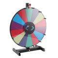 Erasable aluminum alloy prize wheel for kids' outdoor party game, featuring colorful sections and a spinning arrow for fun events.