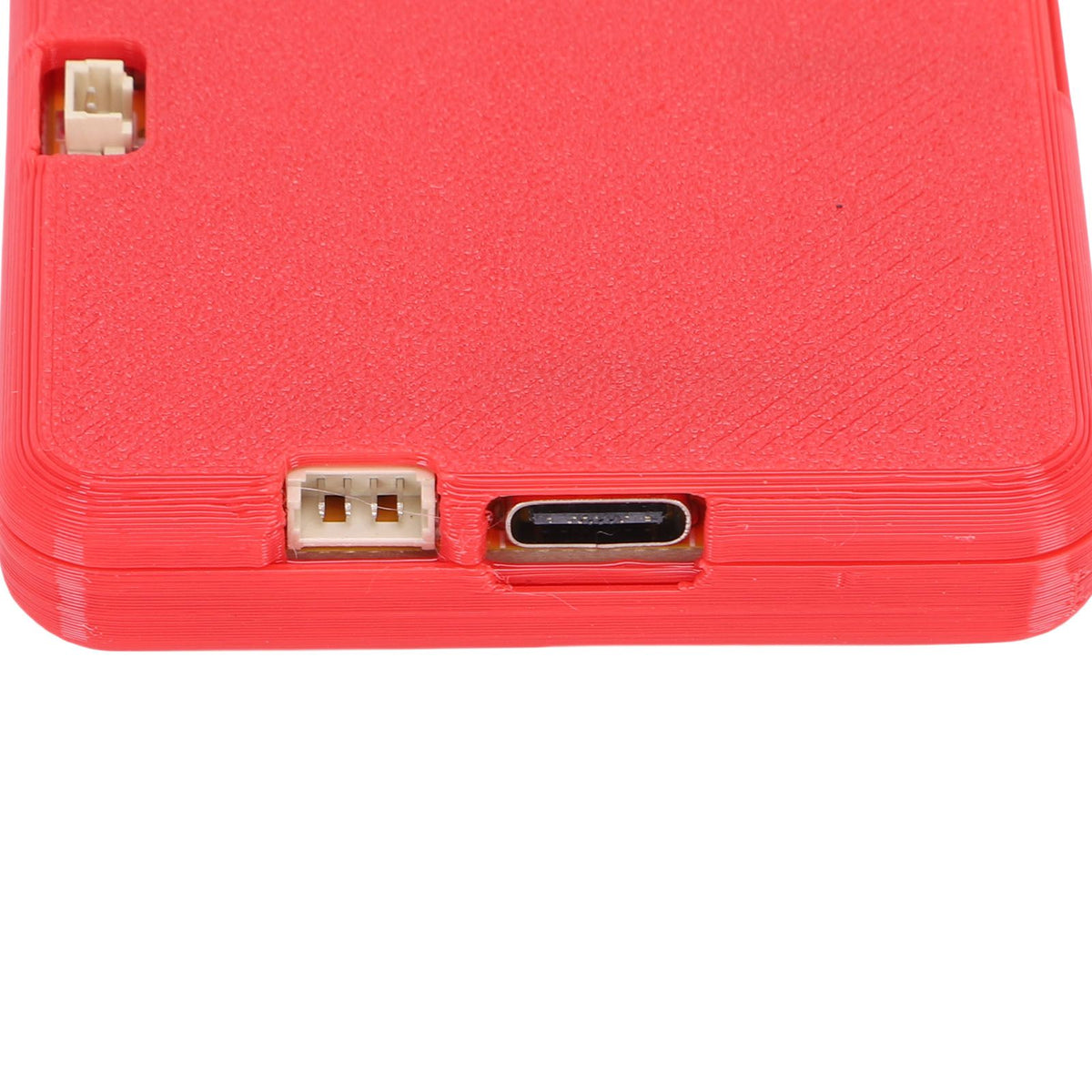 Red Bitcoin Miner USB device with Bluetooth Wi-Fi, 2.8-inch display, solo lottery Bitcoin mining for enthusiasts
