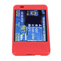 Bitcoin Miner USB device with 2.8-inch display, Bluetooth and WiFi, designed for Bitcoin mining enthusiasts in red color.