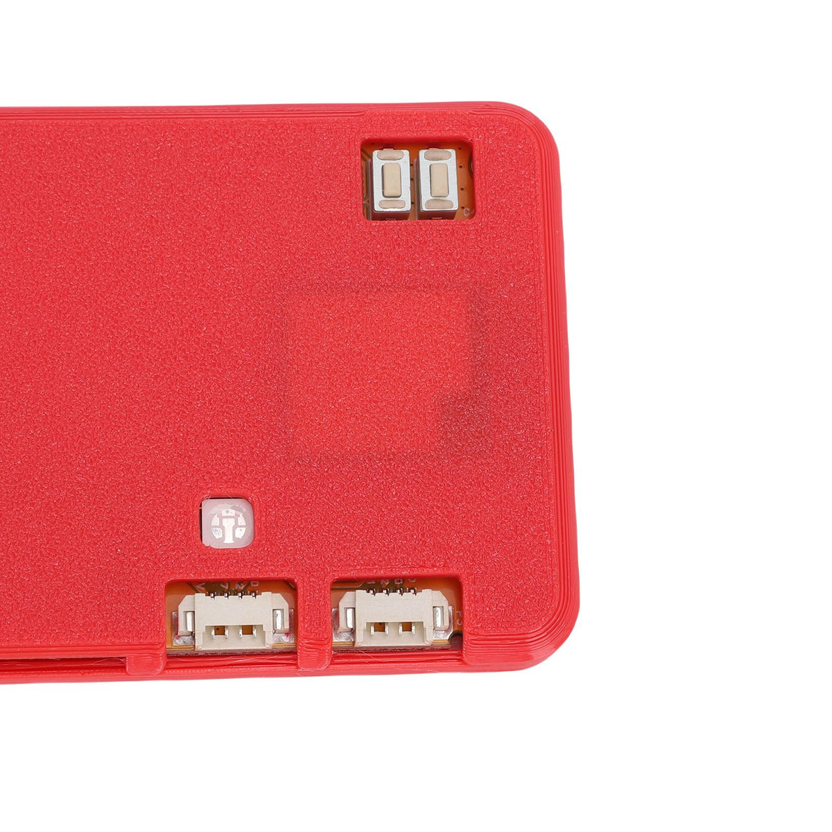 Bitcoin Miner USB device with 2.8-inch display, Bluetooth and WiFi, designed for Bitcoin enthusiasts, in red color.