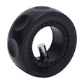 Lightweight metal fidget ring with relaxation sounds, designed for kids, featuring a slider mechanism for portable outdoor play.