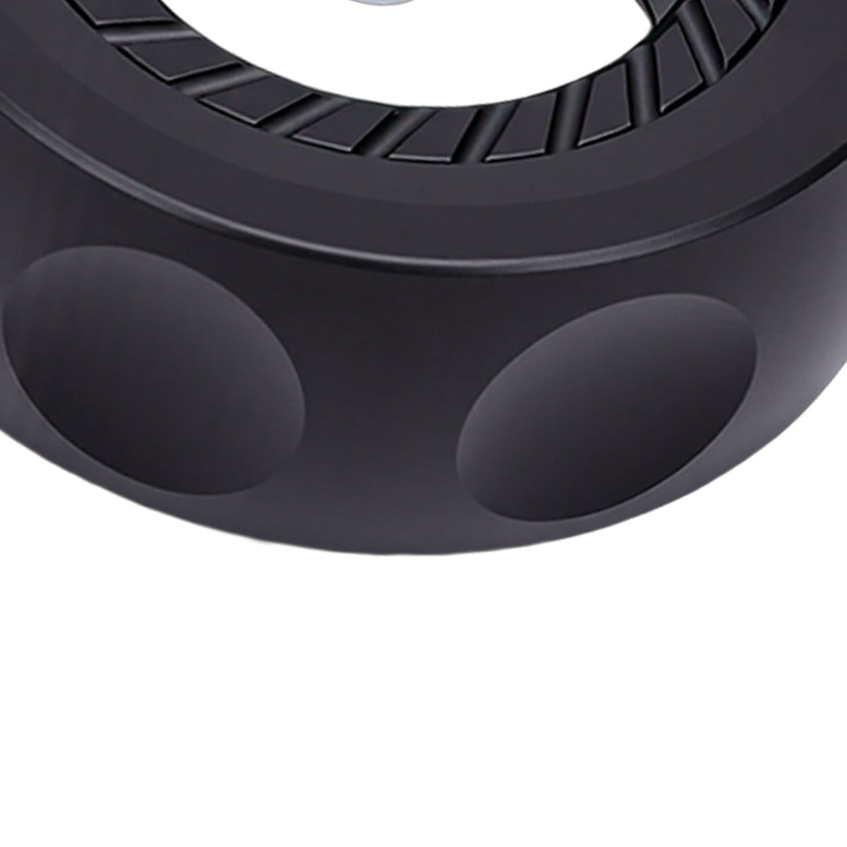 Lightweight metal fidget ring with relaxing sounds, designed for kids, featuring a slider toy for outdoor play and sensory fun.