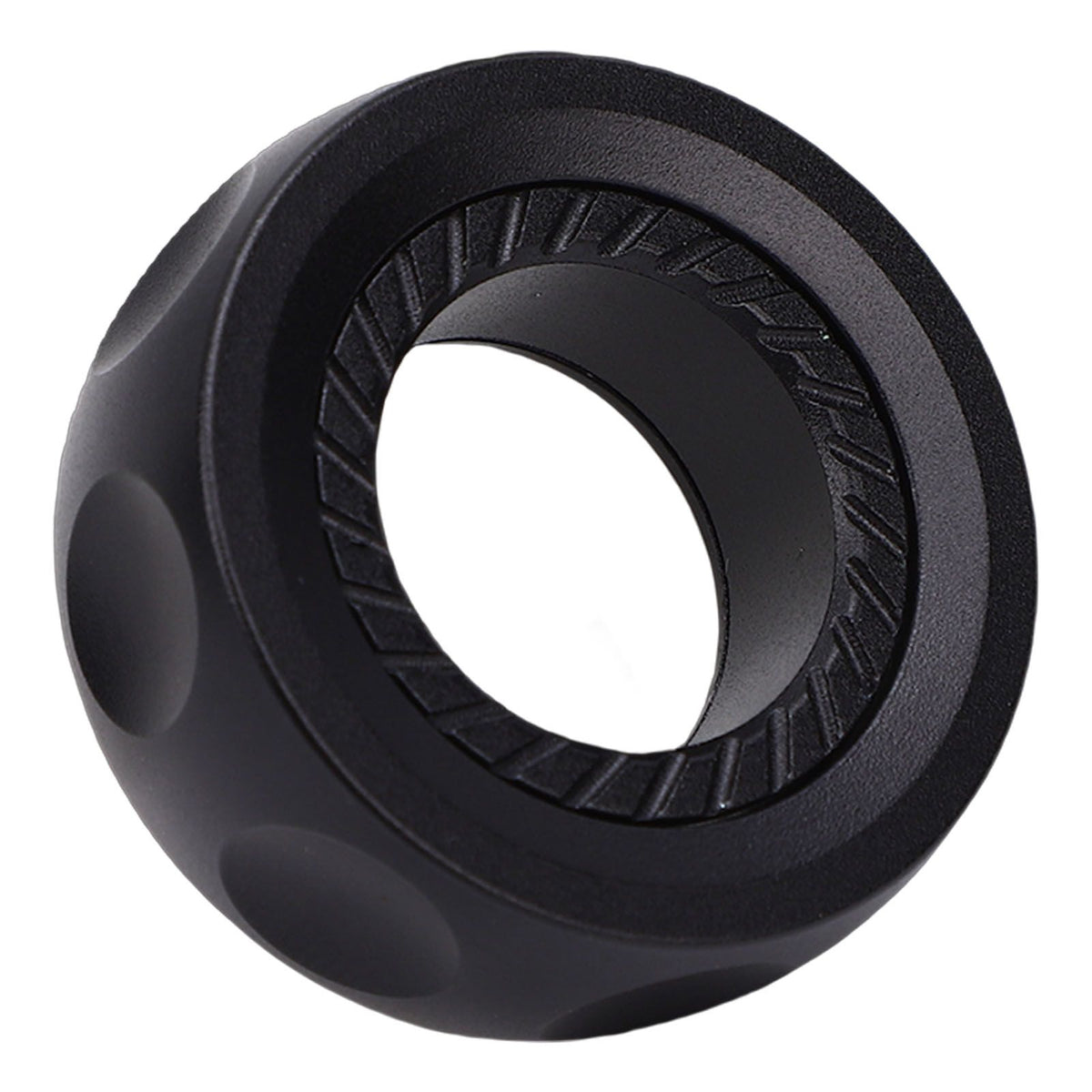 Lightweight metal fidget ring with relaxing sounds, designed for kids, featuring a slider and fun outdoor toy from Everything Baby.