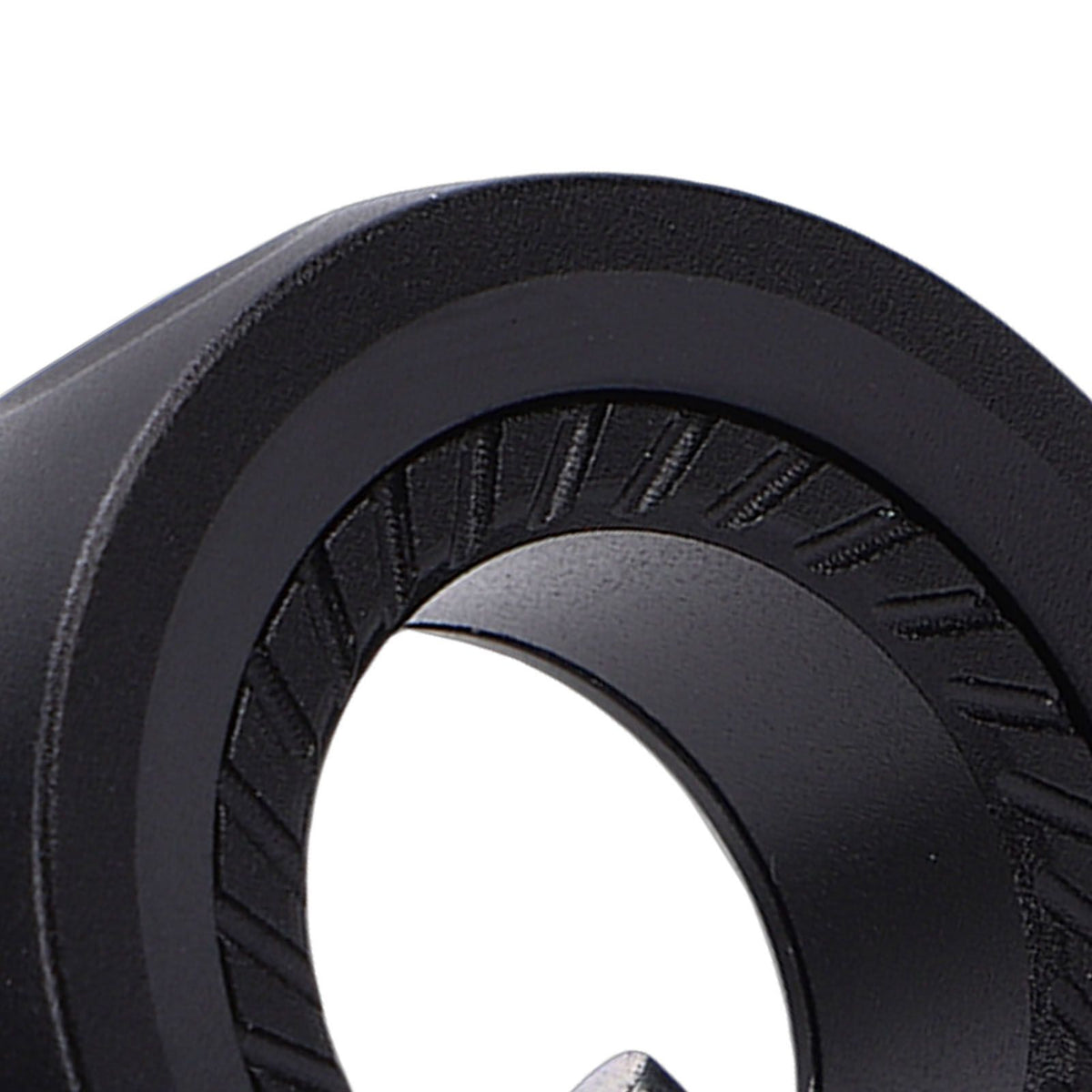 Lightweight metal fidget ring from Everything Baby with relaxing sounds, designed for kids, featuring a slider toy for outdoor play.
