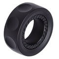 Lightweight metal fidget ring with relaxation sounds, designed for kids, featuring a slider mechanism for outdoor play fun.