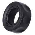 Metal fidget slider ring with relaxing sounds, lightweight and portable toy for kids, designed for outdoor play and sensory fun.