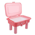 Portable sand painting light box for kids by Everything Baby, USB powered with 10 brightness levels and 3 color modes, on sensory table.