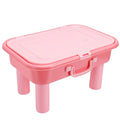 Portable sand painting light box for kids with 3 color modes and 10 brightness levels, USB powered sensory outdoor toy.