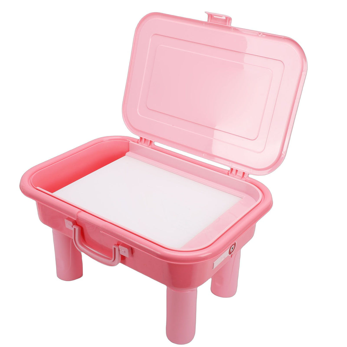 Portable sand painting light box for kids with adjustable brightness and three color modes, USB powered, designed for sensory play.