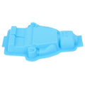 Robot-shaped silicone mold for ice cubes, chocolates, and fondant, ideal for DIY baking and pretend play with kids.