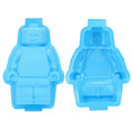 Robot-shaped silicone mold for ice cubes, chocolates, and fondant, ideal for DIY cake decorating and pretend play for kids.