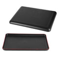 Wood grain rectangular acrylic tray by Everything Baby, ideal for pretend play and serving in kids' toy kitchens.