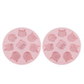 Pink cartoon animal shaped silicone mold for baking, ideal for cake and chocolate decorations, perfect for kids' baking projects.