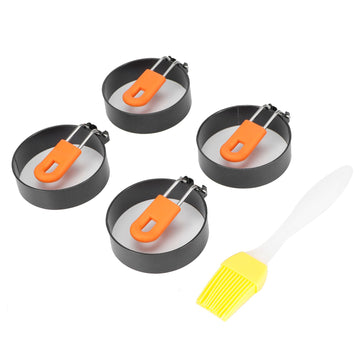 Round non-stick egg frying ring from Everything Baby, ideal for pretend play in kids' kitchen and cooking toys.