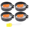 Round egg frying ring with non-stick coating, used as a pretend play kitchen accessory for kids by Everything Baby.