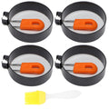 Round egg frying ring with non-stick coating used for pancake and egg cooking, part of pretend play kitchen accessories for kids.