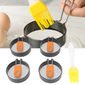 Round egg frying ring with non-stick coating, used as a pretend play kitchen accessory for kids, from Everything Baby.