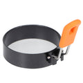 Round egg frying ring with non-stick coating, used as a pretend play kitchen accessory for kids by Everything Baby.