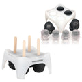 Silicone ice cube mold by Everything Baby for making chocolate, ice, and baby food treats, featuring a handmade design.