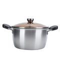 20cm composite steel milk soup pot for baby food from Everything Baby, suitable for cooking and feeding baby supplements.