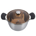20cm composite steel milk soup pot for baby food from Everything Baby, thickened for cooking baby supplements and nursing meals.