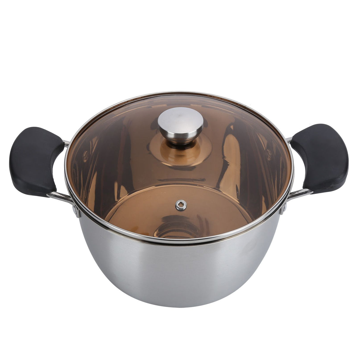 20cm composite steel milk soup pot for baby food from Everything Baby, thickened for cooking baby supplements and nursing meals.