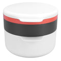 Multifunctional round rice steaming box by Everything Baby for microwave oven, used as a lunch box for home kitchen and kids' pretend play.