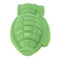 Green cake mould and ice maker from Everything Baby, suitable for baking, desserts, and pretend play in a kitchen setting.