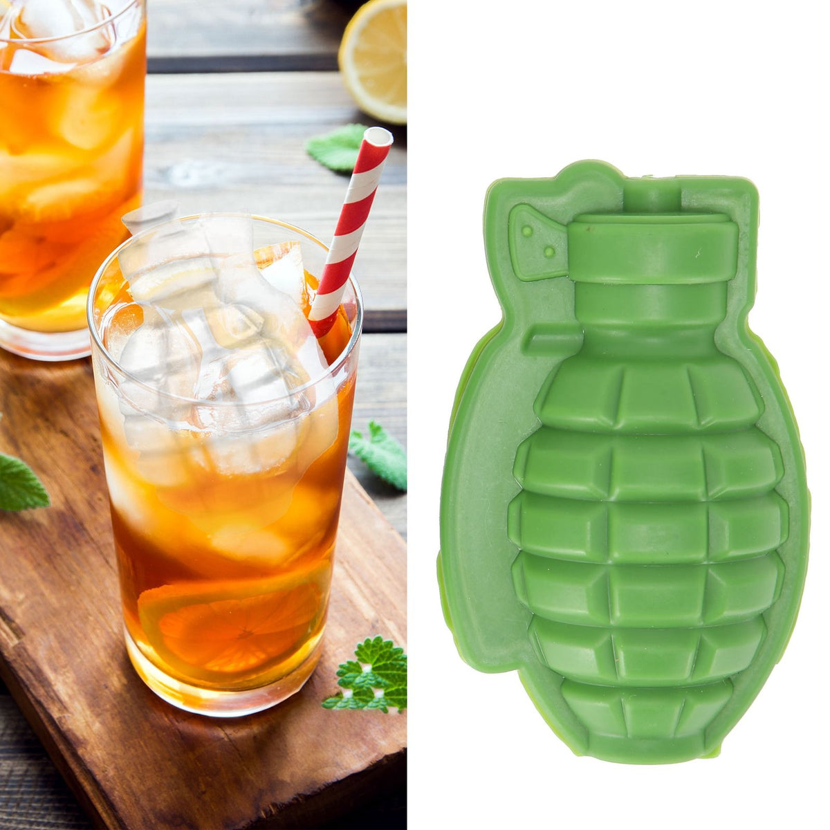 Green cake mold and ice maker by Everything Baby, perfect for DIY baking, chocolate desserts, and pretend play in the kitchen.