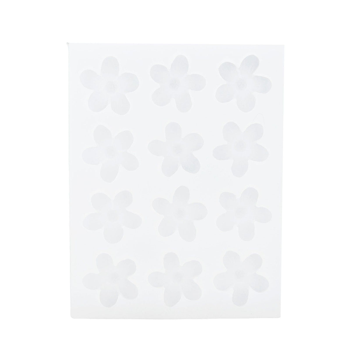Flower-shaped silicone cake mold by Everything Baby for DIY baking, epoxy, or plaster craft projects, ideal for pretend play and decoration.