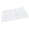 Flower-shaped silicone cake mold for chocolates, epoxy, or plaster, ideal for DIY decorative and pretend play projects.