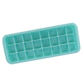 Green silicone ice tray with 24 small cubes and PP lid, suitable for pretend play in kids' kitchen and toy set by Everything Baby.