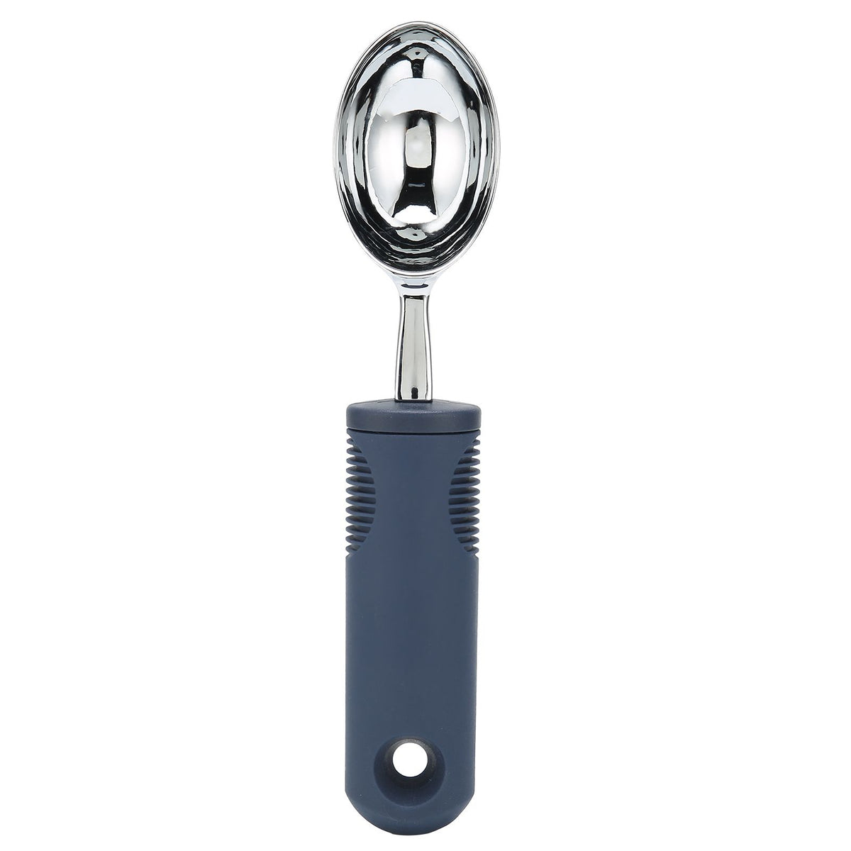Zinc alloy ice cream scoop and watermelon baller for kitchen, perfect for serving ice cream and melon in baby and kids feeding.