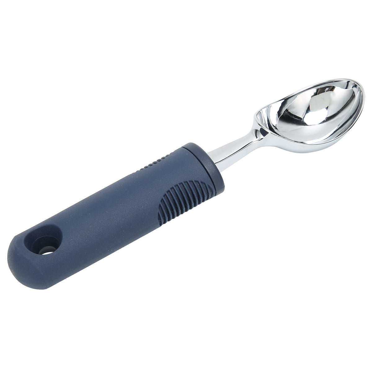 Zinc alloy ice cream scoop and watermelon baller for kids, featuring a baby and kids nursing and feeding utensil design.