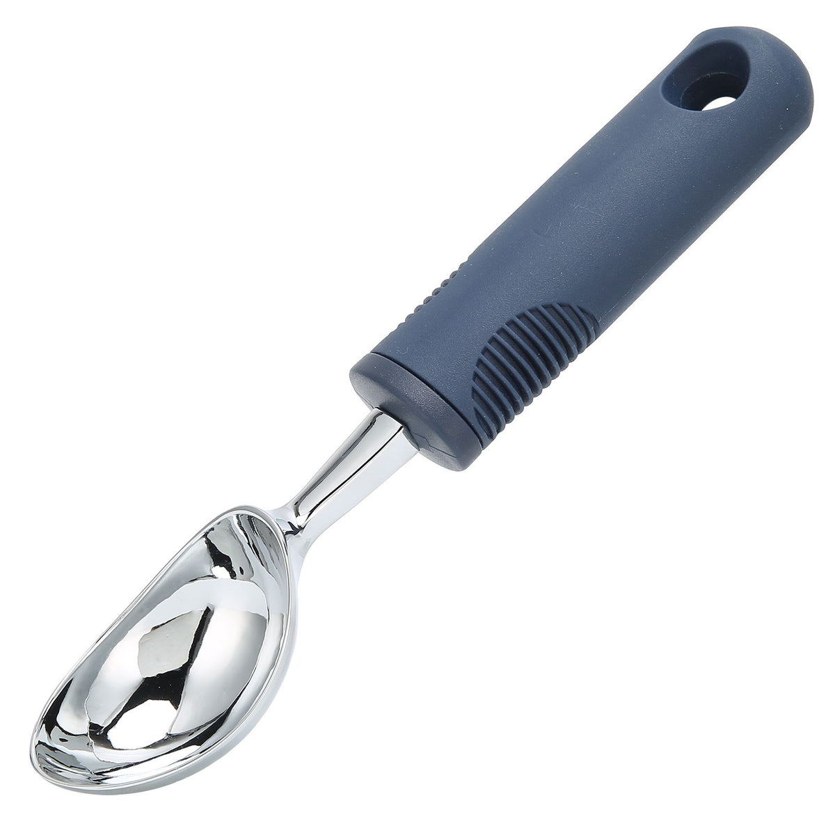 Zinc alloy watermelon baller and ice cream scoop for kids and kitchen use, designed for easy melon and ice cream serving.