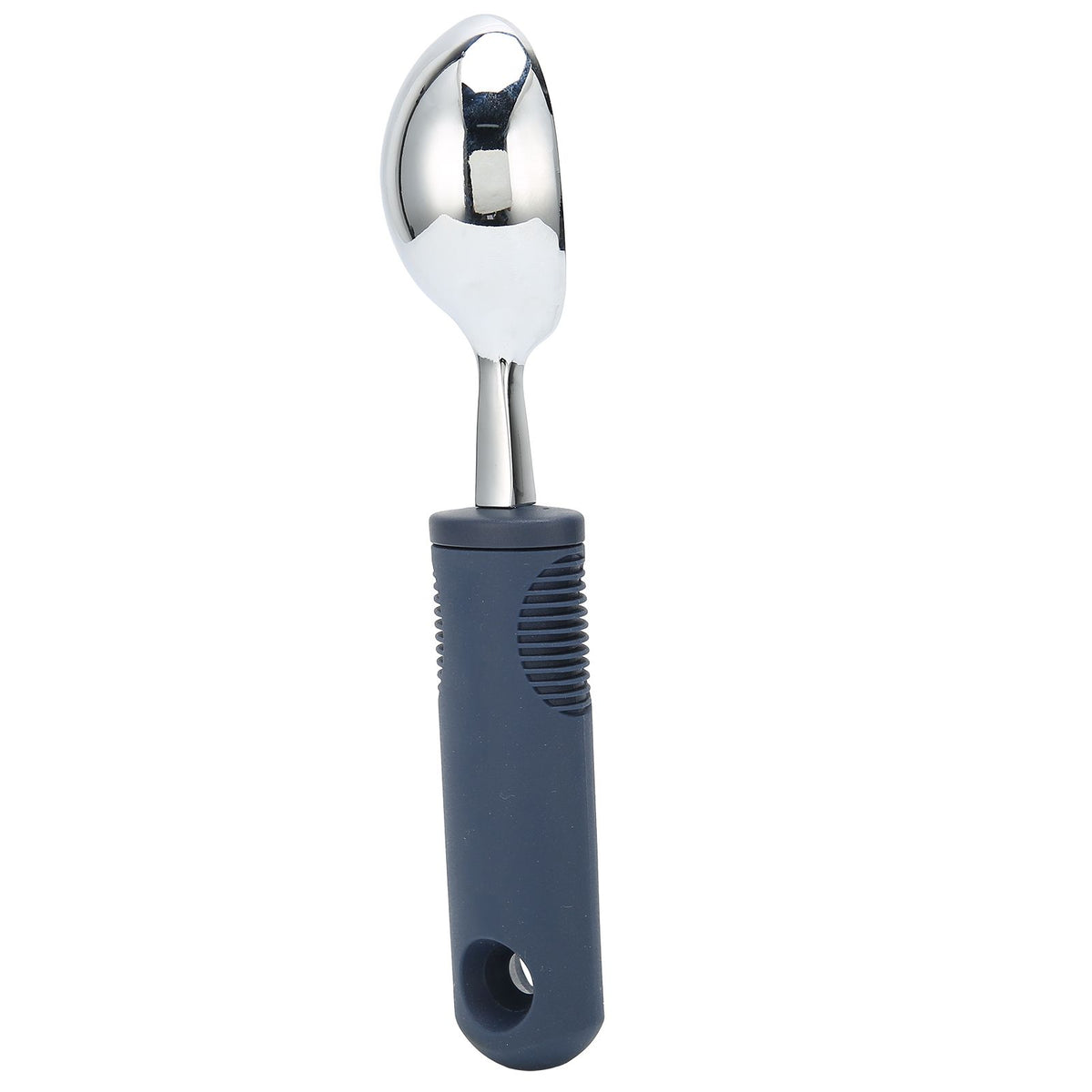 Zinc alloy watermelon melon baller and ice cream scoop for kitchen, designed for easy serving of ice cream and fruit.