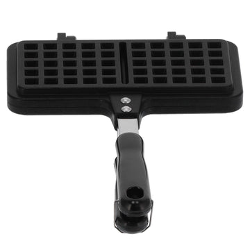 Double-sided non-stick waffle pan mold for kids' pretend play, realistic waffle baking toy from Everything Baby.