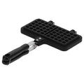 Double-sided non-stick waffle pan mold for kids' pretend play, designed for baking and role-playing activities.