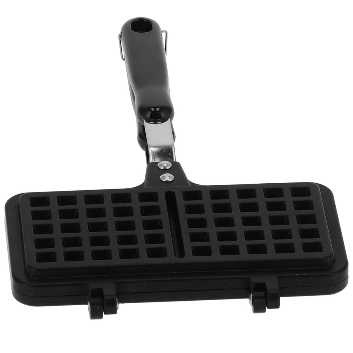 Double-sided non-stick waffle mold pan for kids' pretend play, featuring playful waffle and cake shapes by Everything Baby.