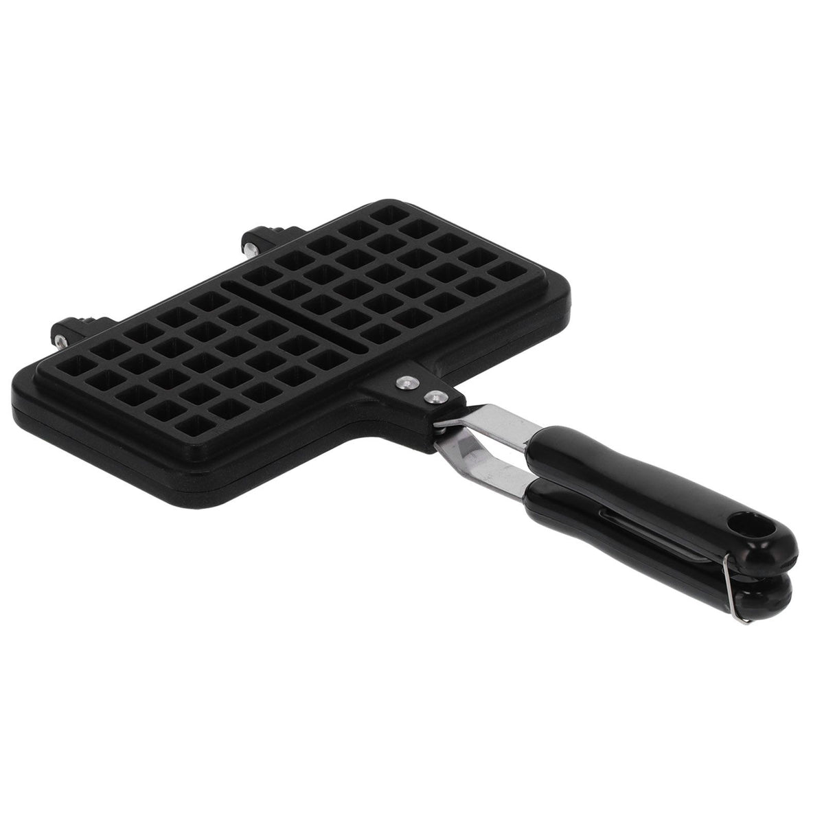 Double-sided non-stick waffle mold pan for kids' pretend play, featuring colorful waffle shapes for fun baking activities.