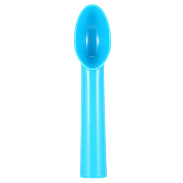 Everything Baby plastic ice cream scoop and melon baller, freeze-proof kitchen tool for serving ice cream and fruits.