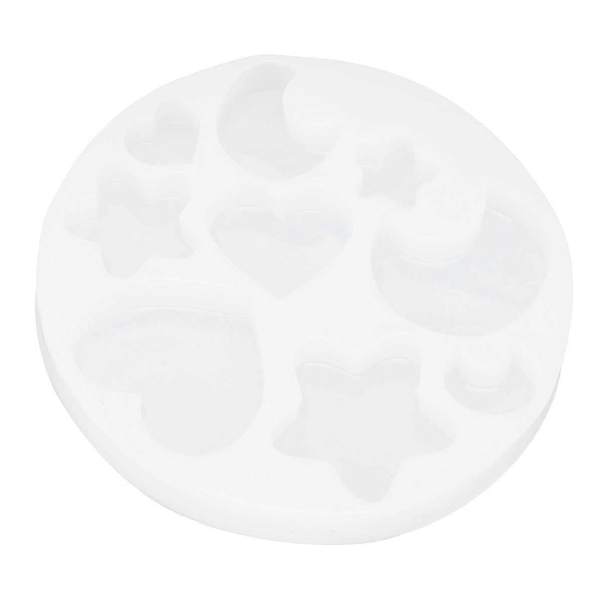 Silicone mold with cute shapes for cake and chocolate, soft and elastic, ideal for DIY baking in kitchen or home use