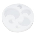 Silicone mold with cute baby-themed shapes for baking and crafting, soft elastic material, ideal for kitchen and DIY projects.