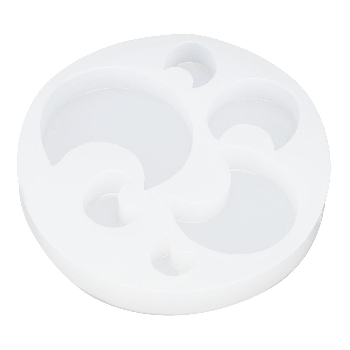 Silicone mold with cute baby-themed shapes for baking and crafting, soft elastic material, ideal for kitchen and DIY projects.