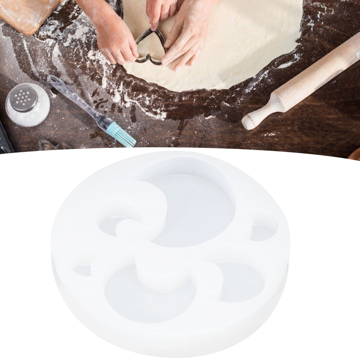 Silicone mold with cute baby-themed shapes for baking and DIY projects, soft elastic cake and chocolate mold tray by Everything Baby.