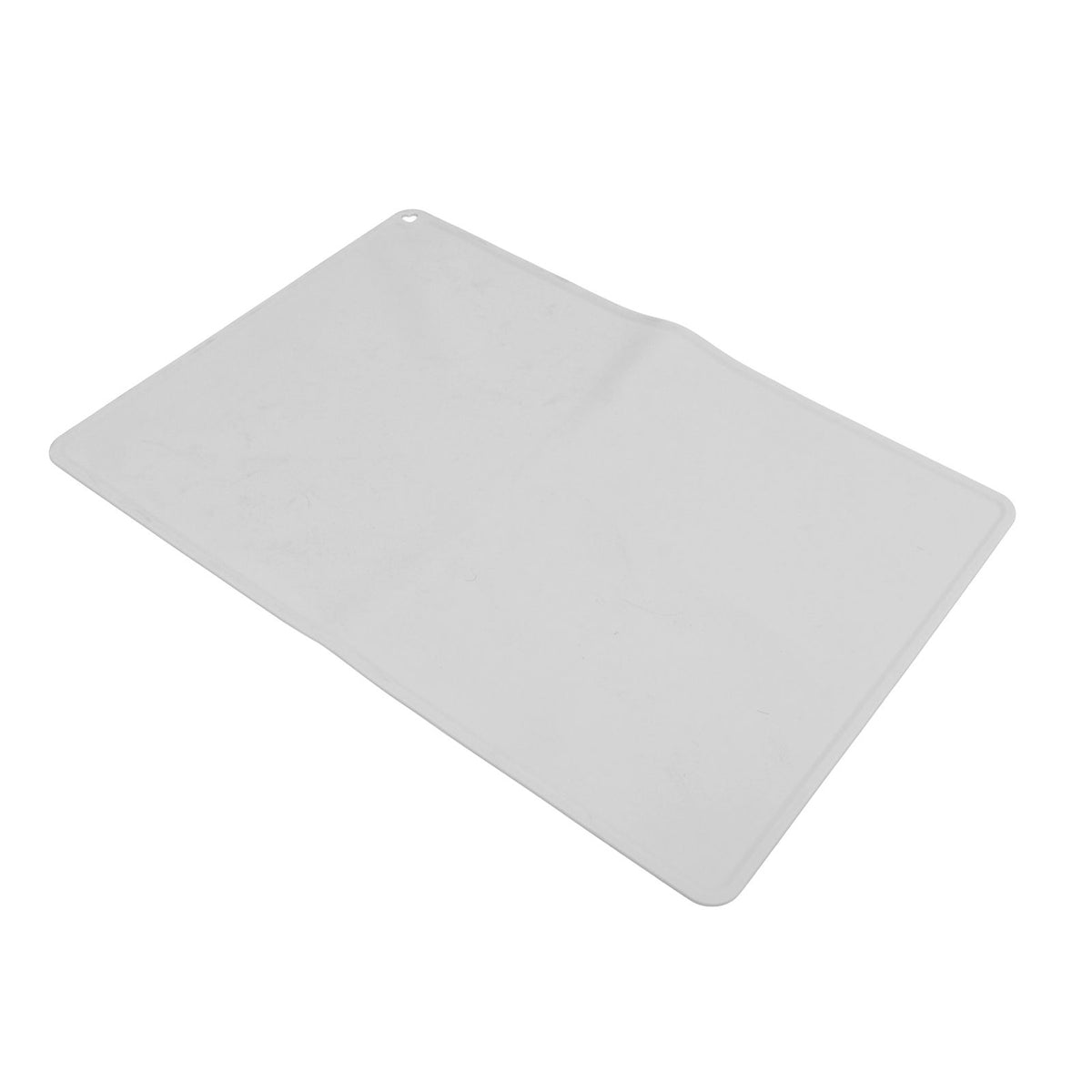 Gray waterproof silicone placemat for kids, heat insulation pad for baby table play, from Everything Baby, non-slip and easy to clean.