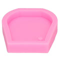 Silicone mold shaped like a wine glass for fondant or chocolate cake decorations, heat resistant from -40°C to 230°C.