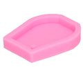 Silicone mold in wine glass shape for decorating cakes with fondant or chocolate, heat resistant from -40°C to 230°C.